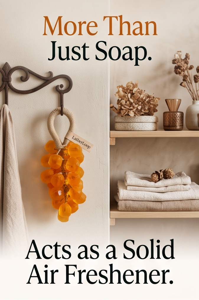 LatherLoop™ Hanging Botanical Soap